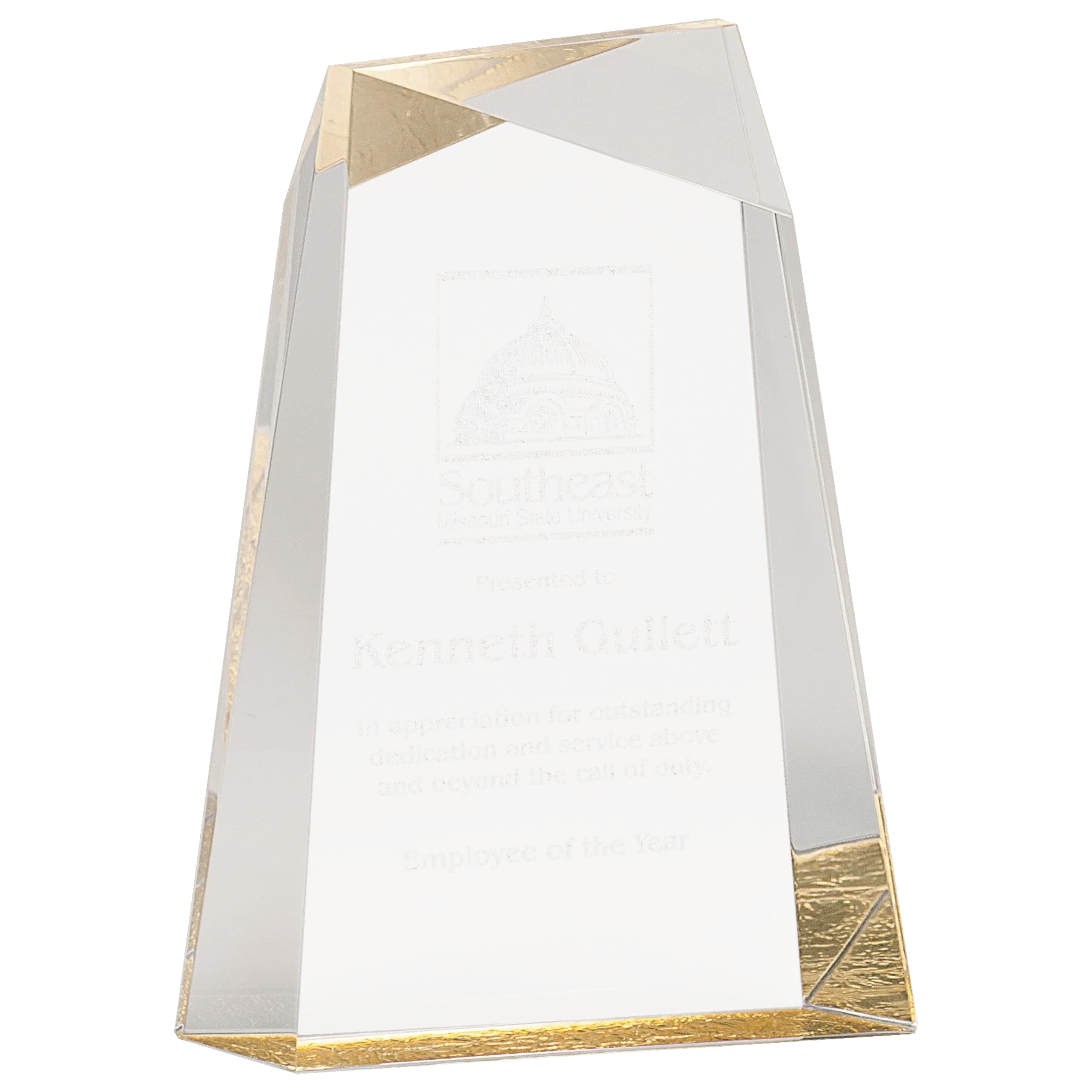Facet Wedge Acrylic Award