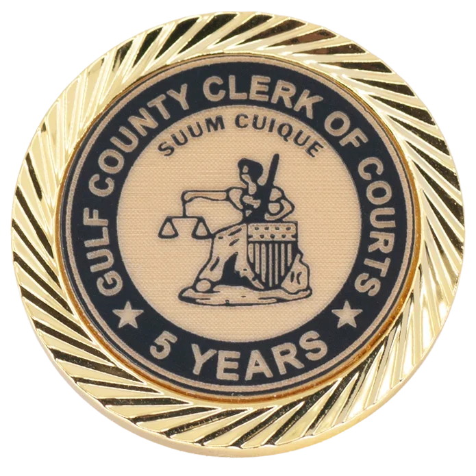 Custom Large Round Lapel Pin
