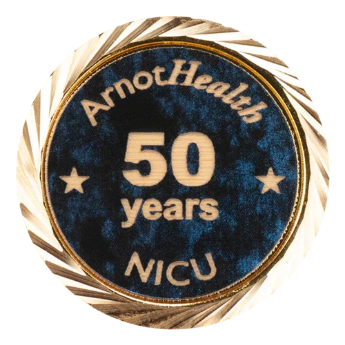 Custom Large Round Lapel Pin - awardshere.com