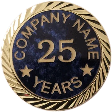 Custom Large Round Lapel Pin - awardshere.com