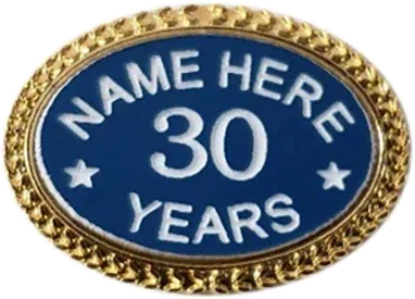 Custom Oval Lapel Pin
