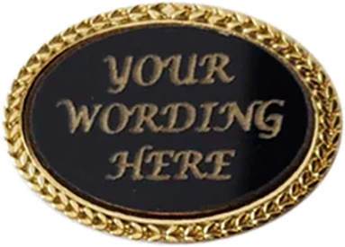 Custom Oval Lapel Pin
