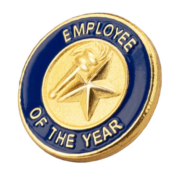 Employee of the Year Pin - awardshere.com