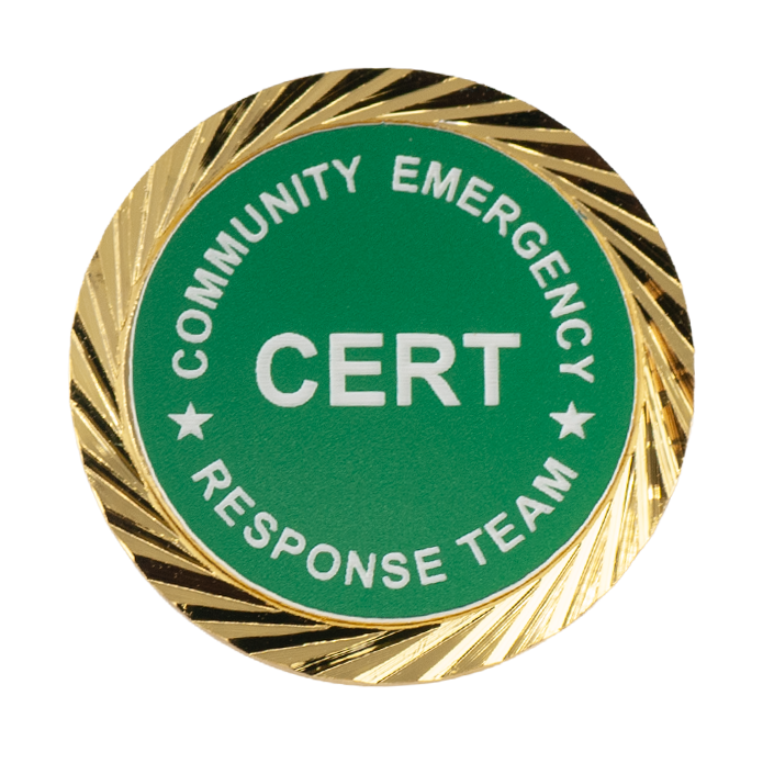 CERT Lapel Pin - Green