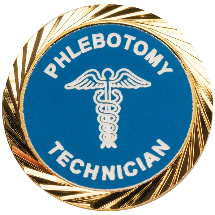 Phlebotomy Technician Lapel Pin - awardshere.com