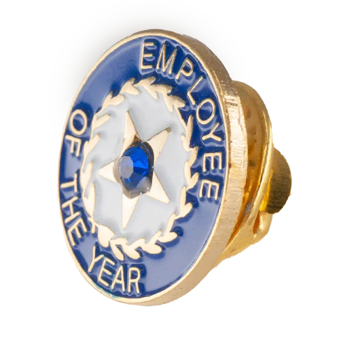 Employee of the Year Pin - awardshere.com