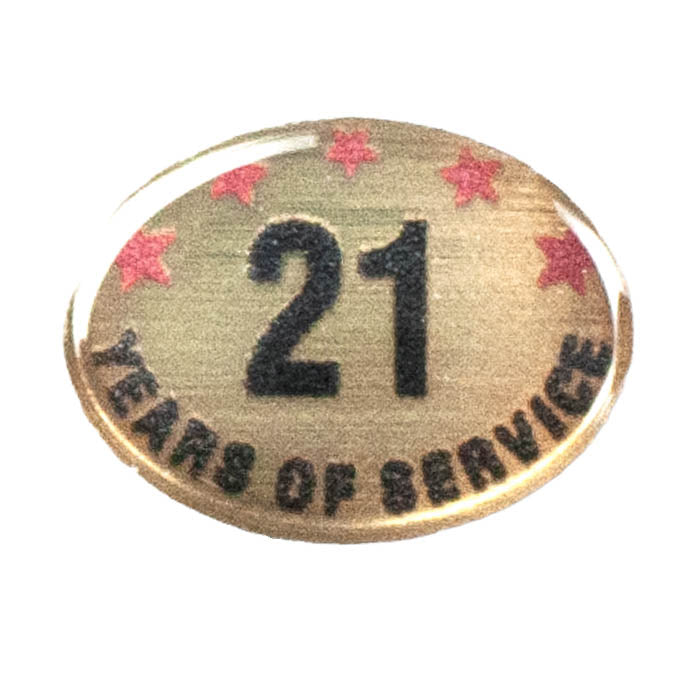 21 Years Self Adhesive Years of Service