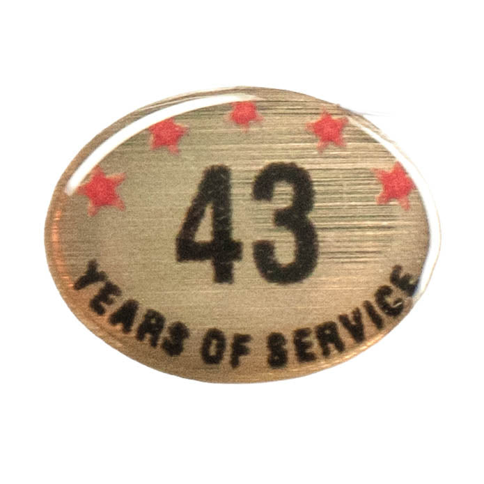 43 Years Self Adhesive Years of Service