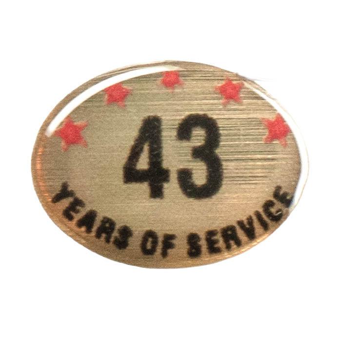 43 Years Self Adhesive Years of Service