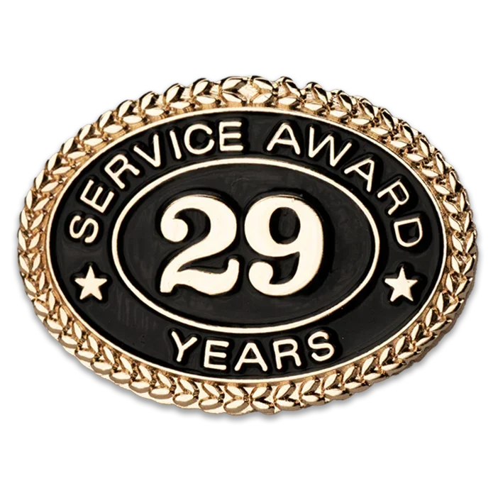 29 Years Service Award Pin - Magnetic Back - awardshere.com