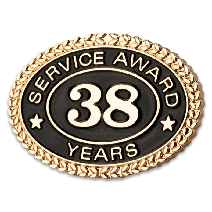 38 Years Service Award Pin - awardshere.com