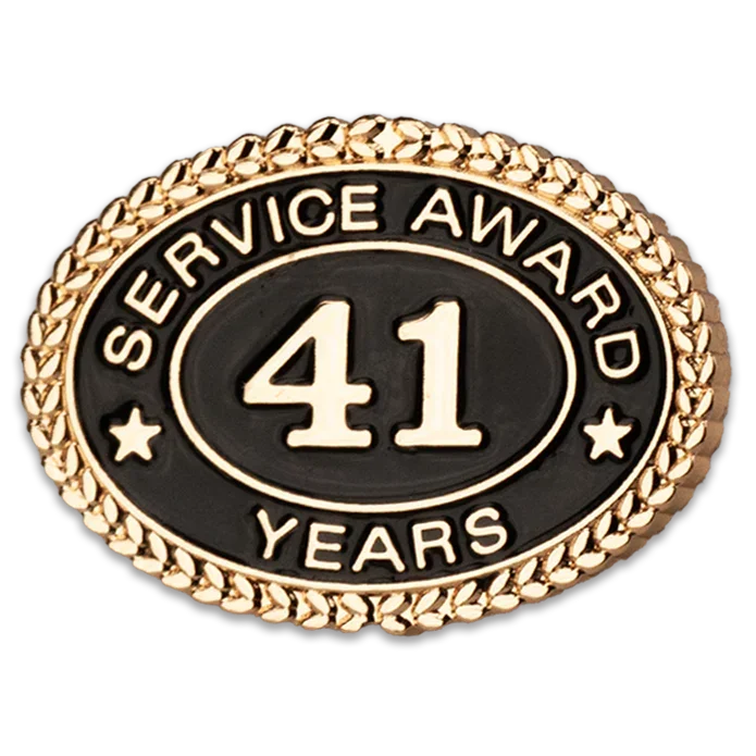 41 Years Service Award Pin - awardshere.com