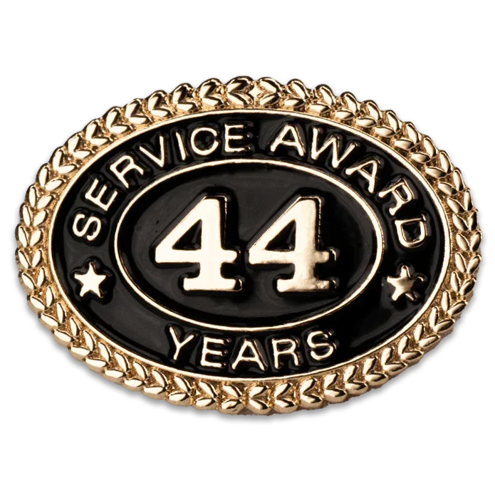 44 Years Service Award Pin - Magnetic Back - awardshere.com
