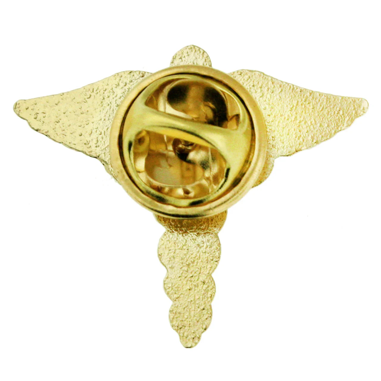 Gold Caduceus Pin - awardshere.com
