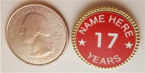 Custom Small Round Lapel Pin - awardshere.com