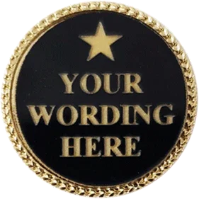 Custom Small Round Lapel Pin - awardshere.com