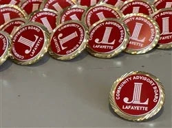 Custom Round Lapel Pin - awardshere.com