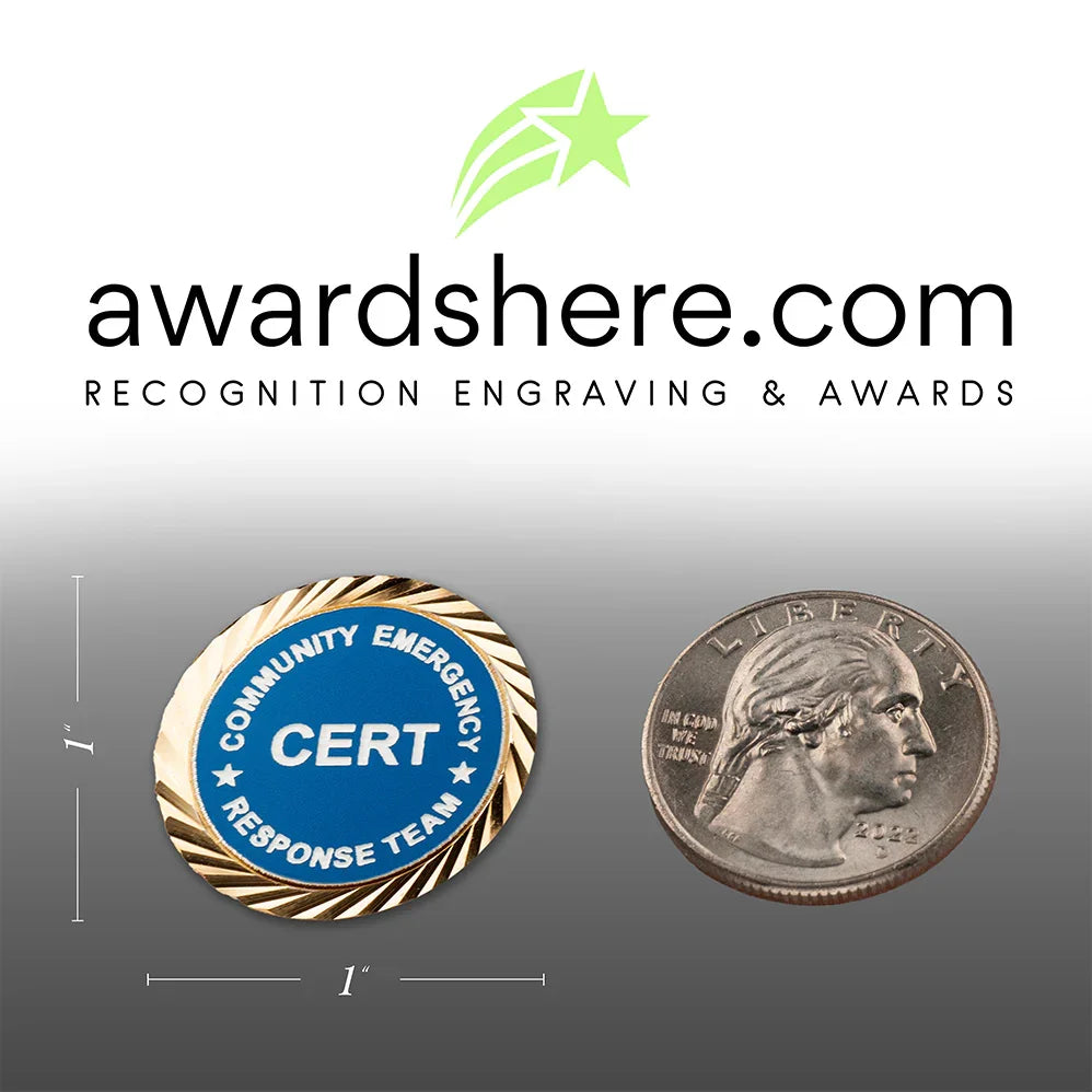 CERT Lapel Pin - awardshere.com