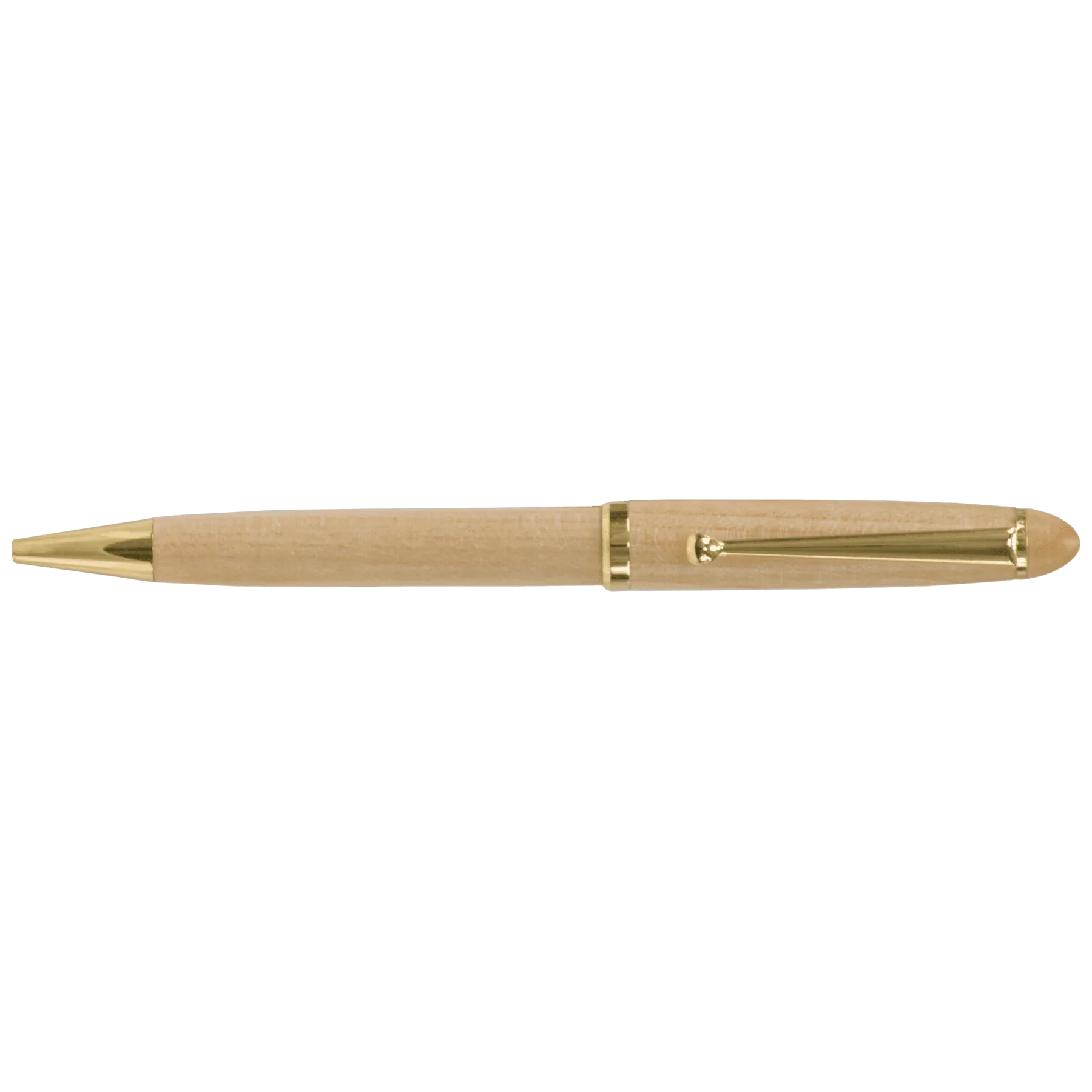 Maple and Brass Engraved Pen