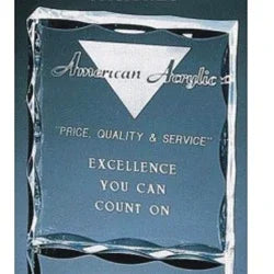 Engraved Acrylic Ice Award - awardshere.com