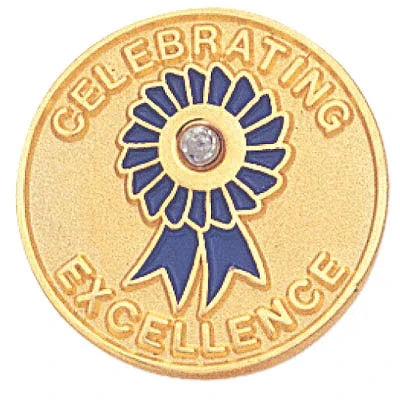 Celebrating Excellence Pin - awardshere.com