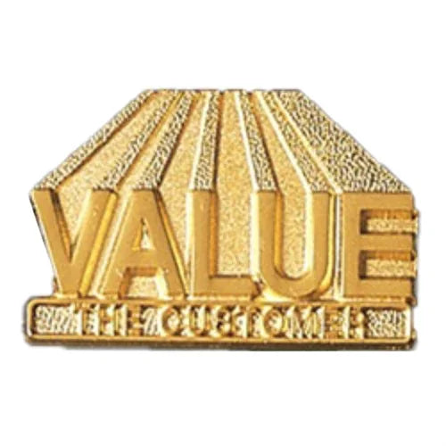 Value the Customer Pin - awardshere.com