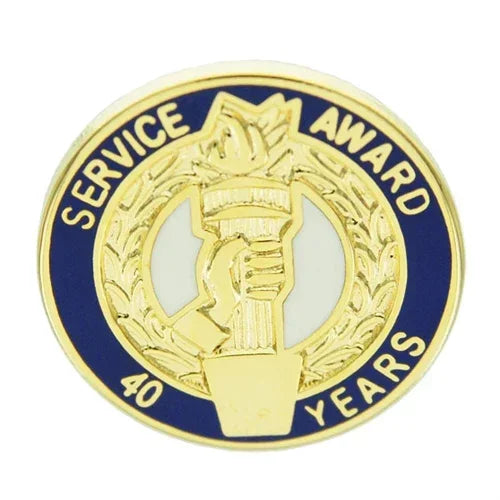 40 Year Torch Award Pin - awardshere.com