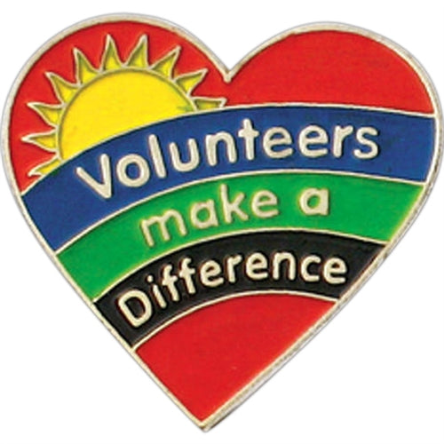 Volunteers Heart Pin