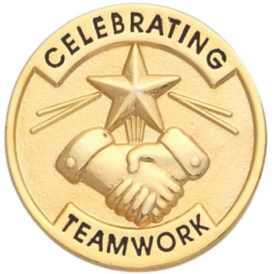 Celebrating Teamwork Pin