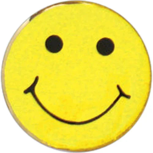 Smiley Face Pin - awardshere.com