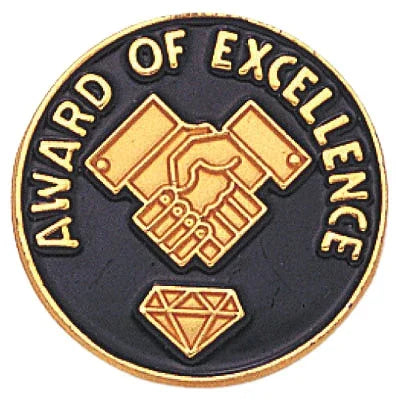 Award of Excellence Pin - awardshere.com