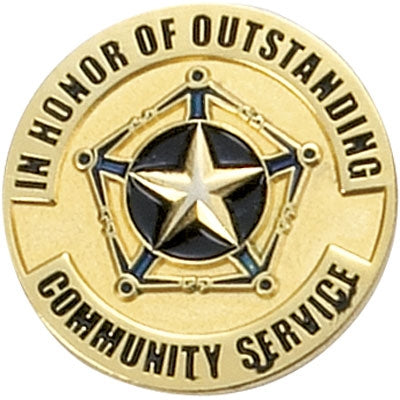 Community Service Pin