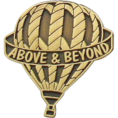 Above & Beyond Pin - awardshere.com