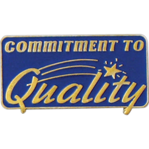 Commitment to Quality Pin