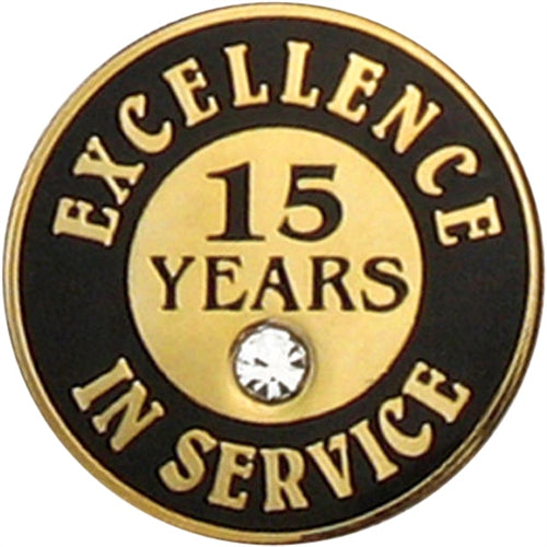 15 Years Of Service Pin With Stone Awardshere 15-years-of-service-pin-with-stone-awardshere