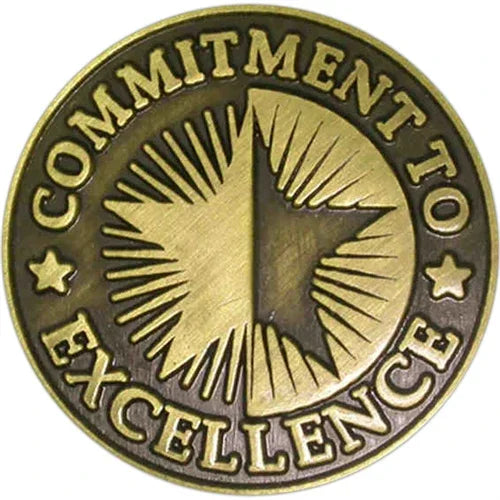 Commitment to Excellence Pin - awardshere.com