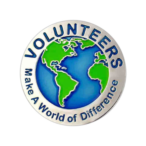 Volunteers World Pin