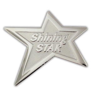 Silver Shining Star Pin