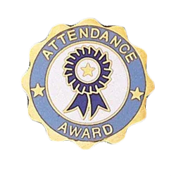Attendance Award Pin - awardshere.com