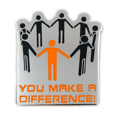 You Make a Difference Pin