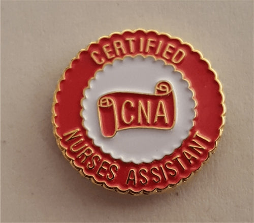 Certified Nurses Assistant Pin, Red