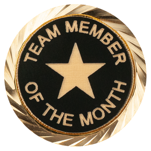 Team Member of the Month Lapel Pin
