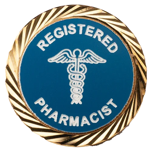 Registered Pharmacist Lapel Pin - awardshere.com