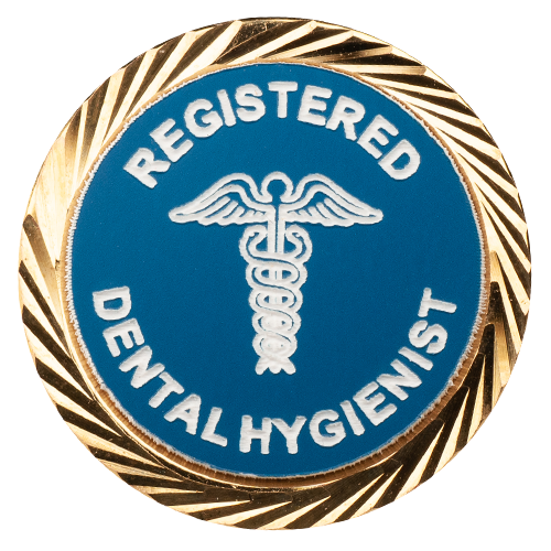 Registered Dental Hygienist Lapel Pin
