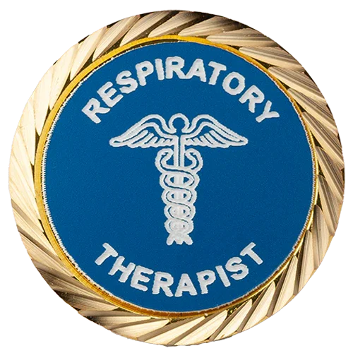 Respiratory Therapist Lapel Pin - awardshere.com