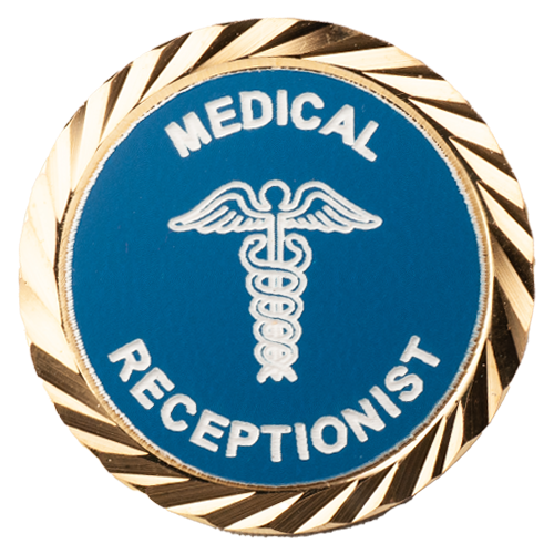 Medical Receptionist Lapel Pin