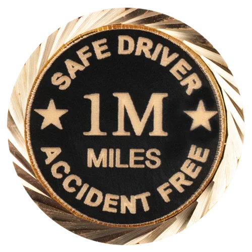 Safe Driver Pin / Accident Free Pin with your choice of miles - awardshere.com