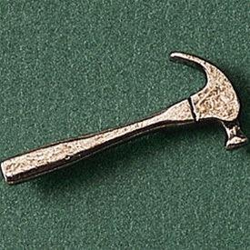 Hammer Pin - Antique Silver - awardshere.com