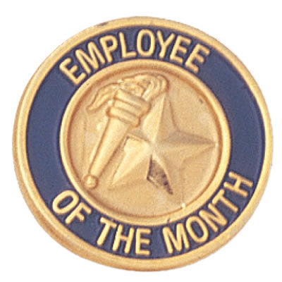 Employee of the Month Lapel Pin