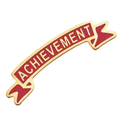 Achievement Ribbon Pin - awardshere.com
